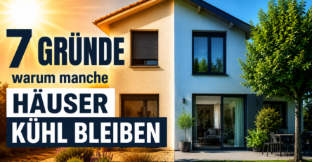 Warum manche Häuser selbst bei großer Hitze angenehm kühl bleiben