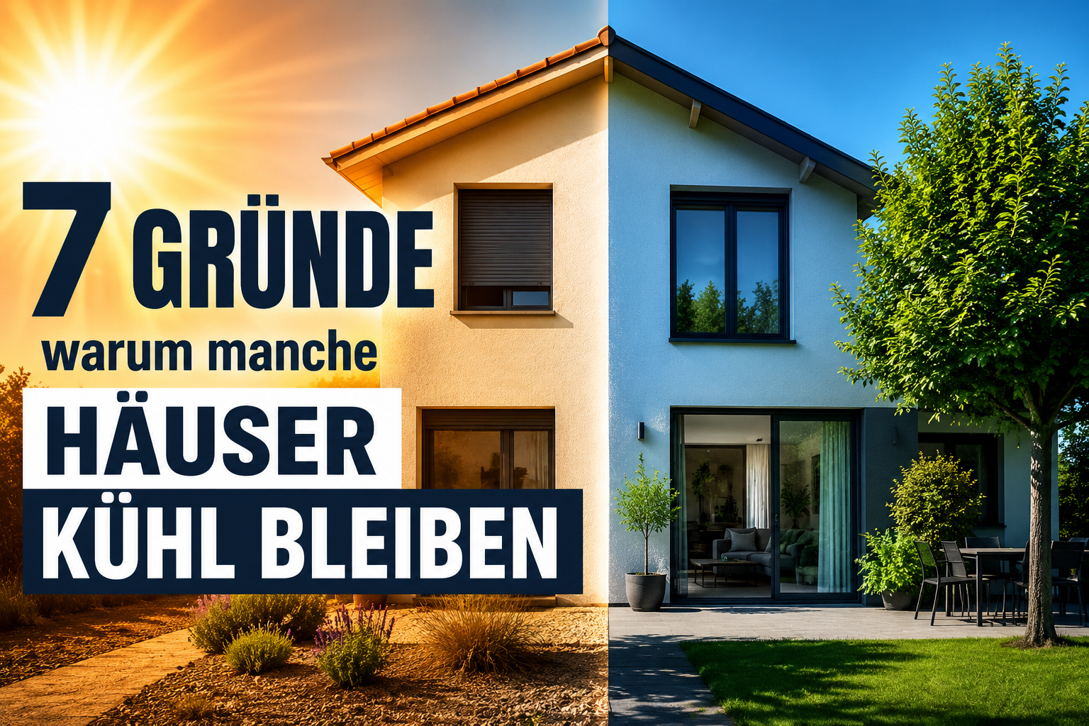 Warum manche Häuser selbst bei großer Hitze angenehm kühl bleiben