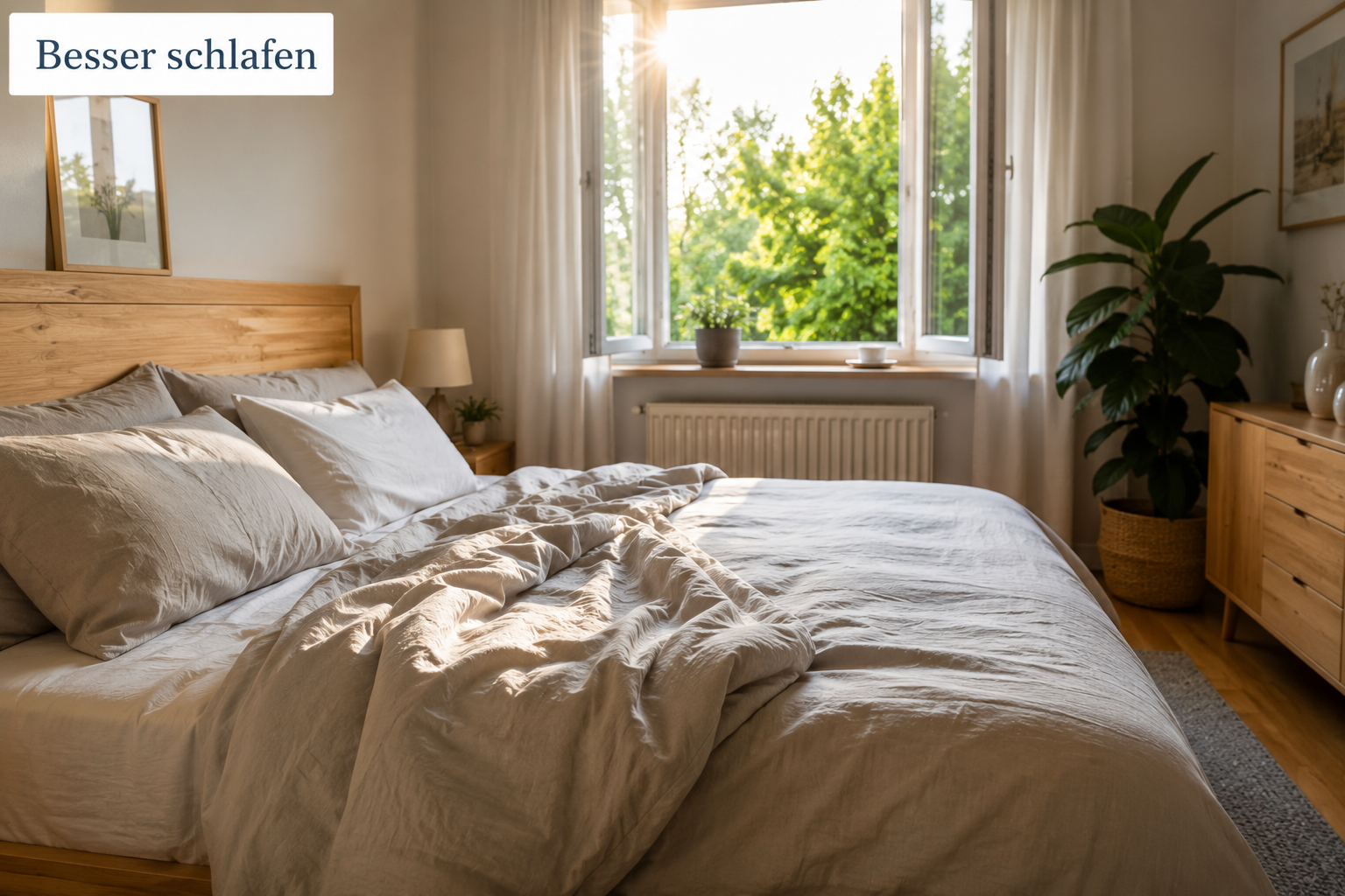 Bettwäsche im Sommer für besseren Schlaf bei heißen Temperaturen