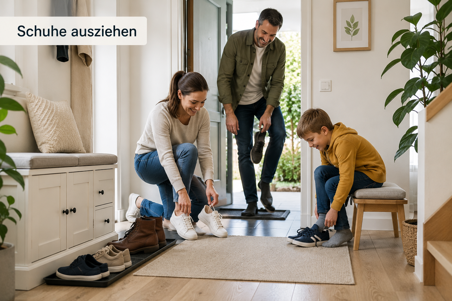 Schuhe zu Hause ausziehen für mehr Sauberkeit und Komfort im Alltag