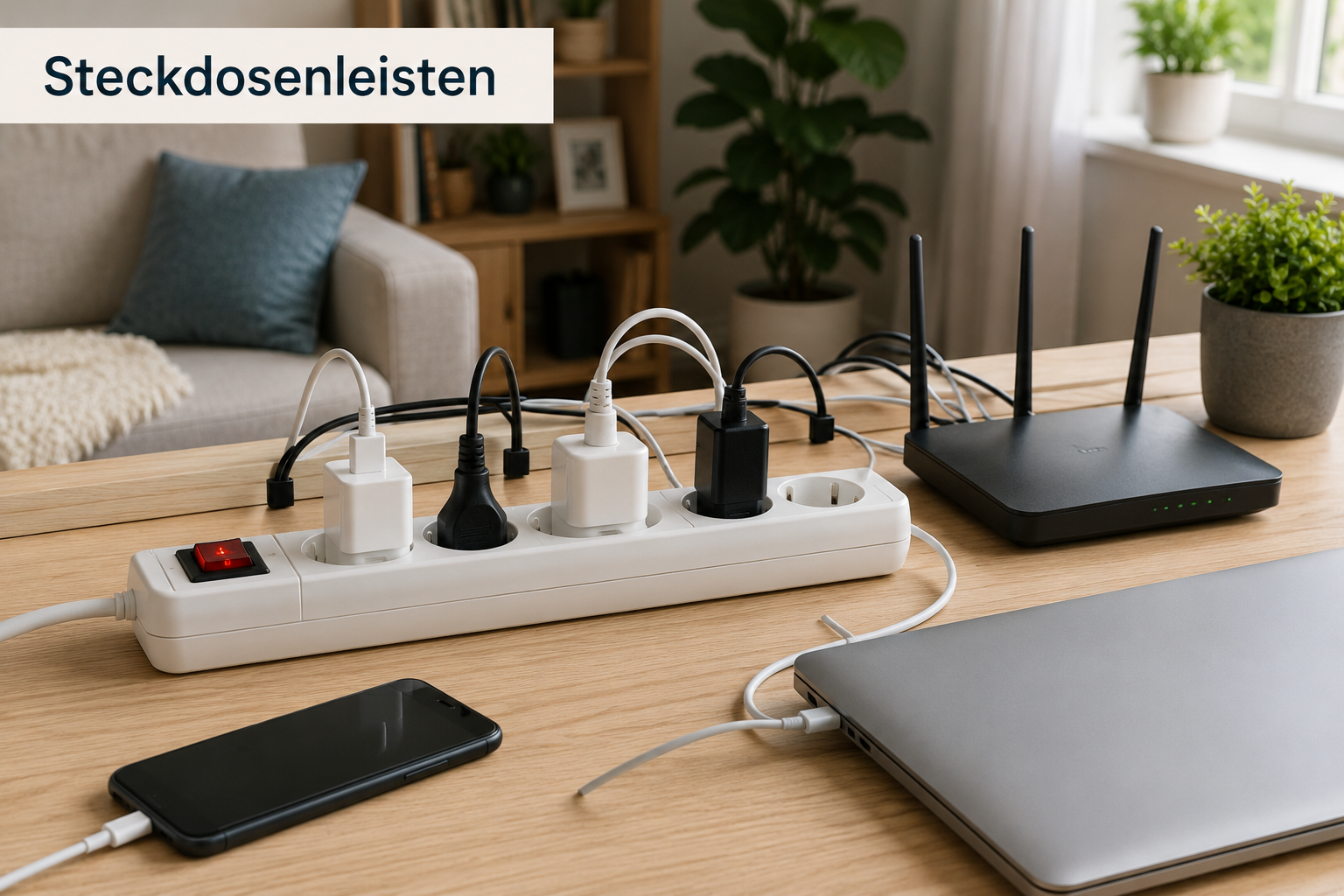 Steckdosenleisten Fehler im Haushalt vermeiden