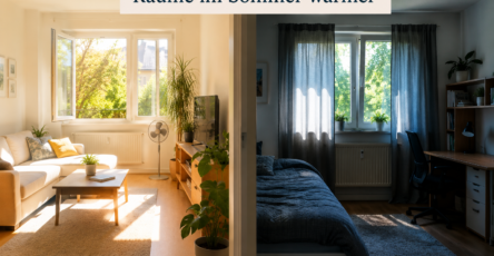 Warum manche Räume im Sommer wärmer sind als andere
